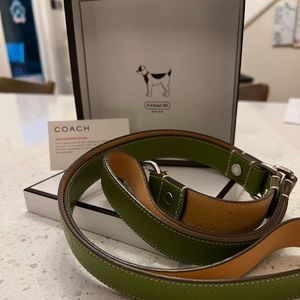 Coach Dog Leash Pear